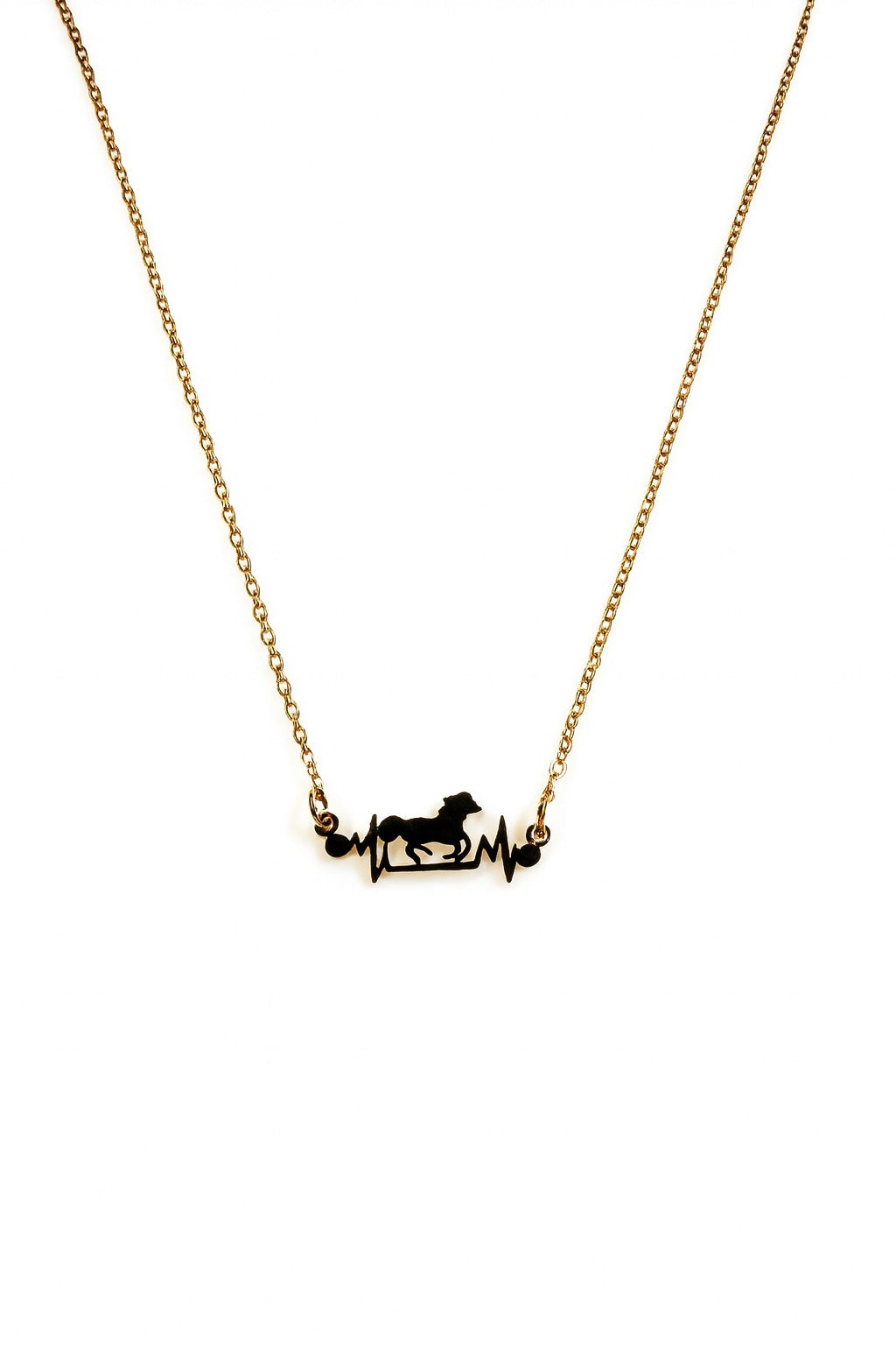 Heartbeat Horse Necklace