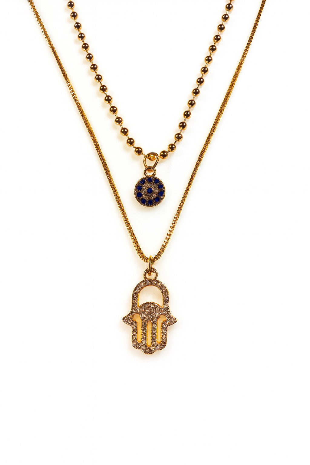 Golden Hamsa Necklace