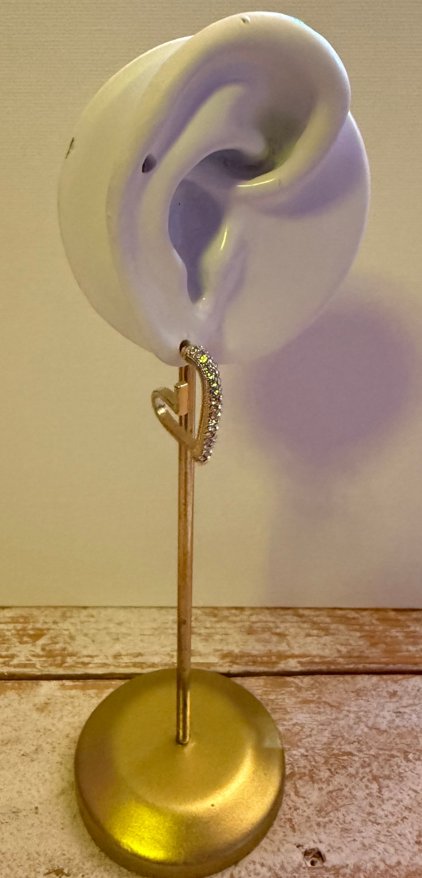 Bling Bling heart Earring