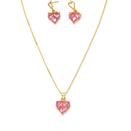 Pink heart set