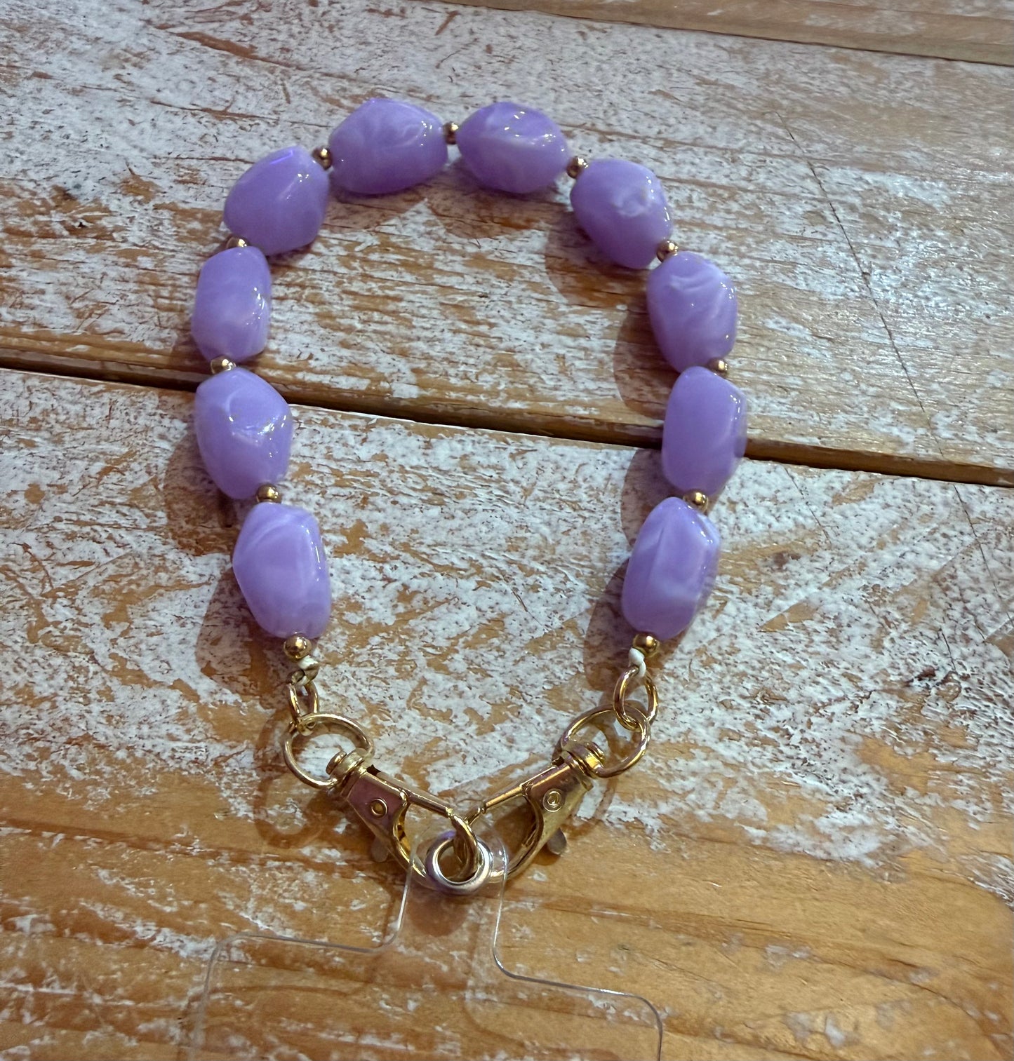 Lila telefoonketting