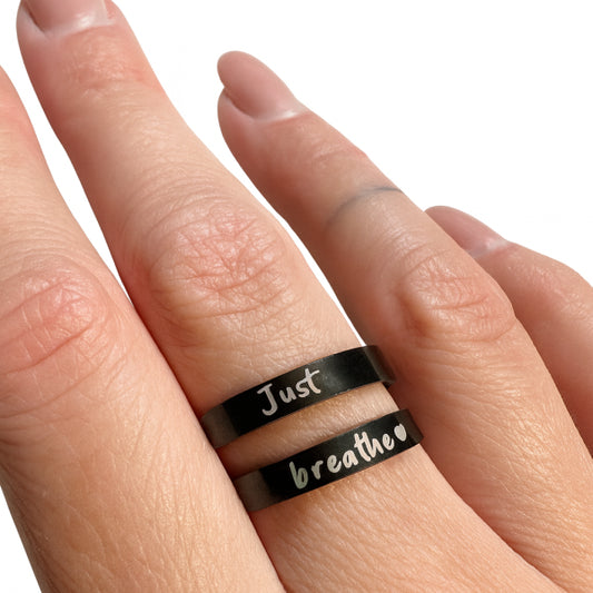 Just breathe ring